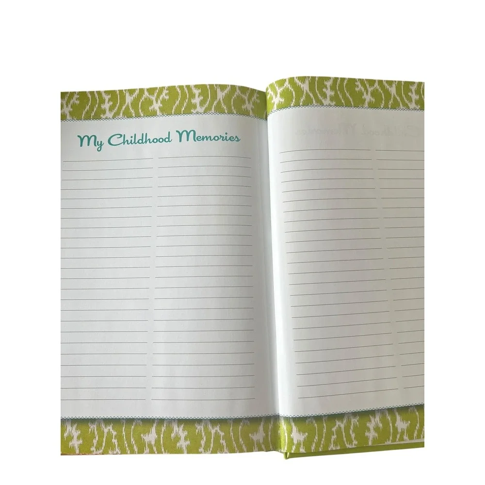 Reminisce Growing Up My Childhood‎ Memories Journal Scrapbook Keepsake